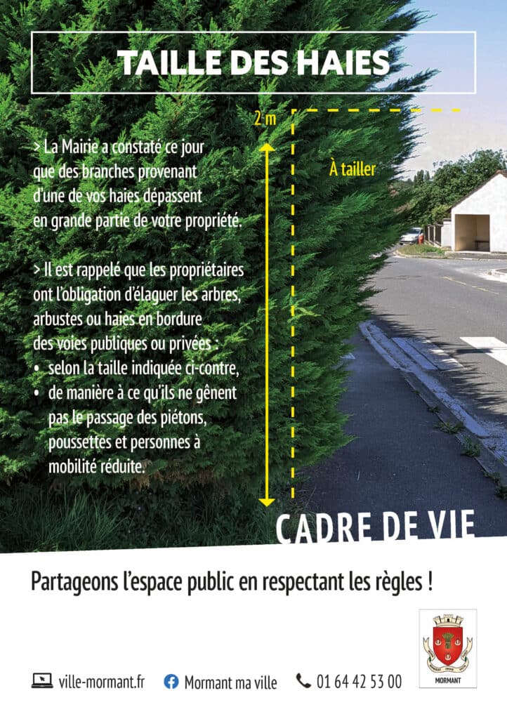 Règles de vie - Mairie de Mormant