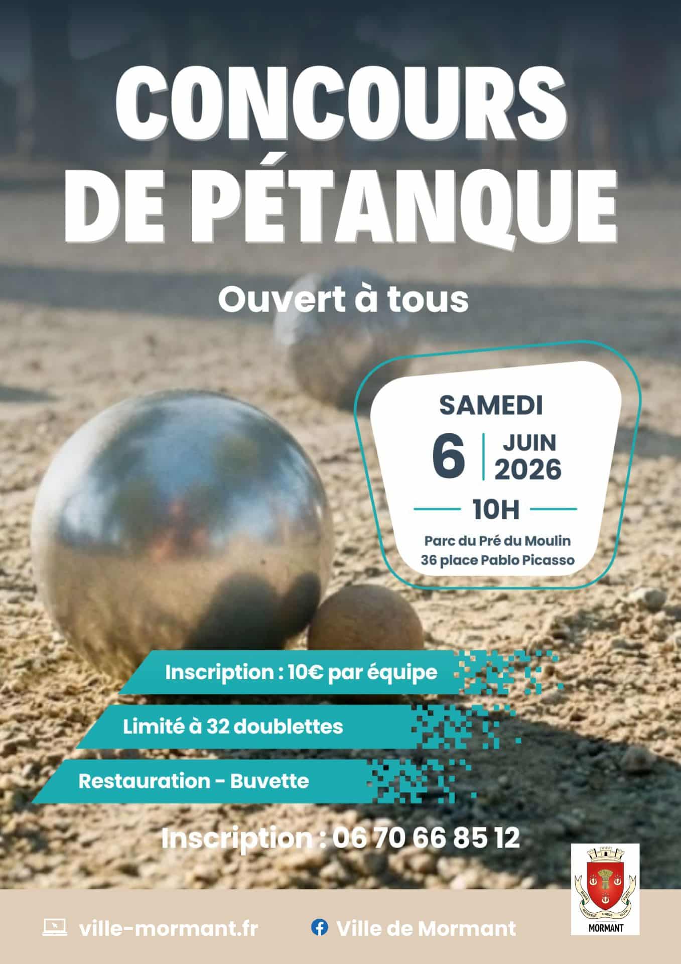 affiche pétanque70626