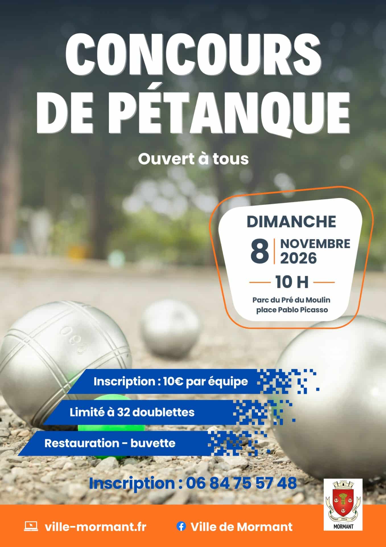 affiche pétanque 0811